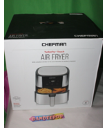 Chefman TurboFry Air Fryer Portable Kitchen Cooking Appliance RJ38-SQSS-... - £93.32 GBP