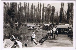Postcard RPPC Boats On The River Mexico - £3.88 GBP