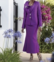 Mother Of bride Groom Wedding party Evening Women&#39;s dress 2PC Skirt Suit... - £142.78 GBP