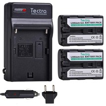 2 Pack Np-Fm50 Battery And Charger Kit For Sony Np-Fm30 Np-Fm51 Np-Qm50 Np-Qm51  - £34.59 GBP
