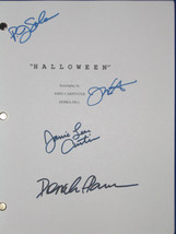Halloween Script Movie Film Signed Screenplay Autograph 4X Jamie Lee Curtis P.J. - £15.71 GBP