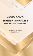 Nicholson&#39;s English- Sinhalese (Pocket Dictionary) - £24.35 GBP