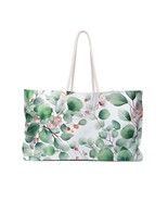 Personalised/Non-Personalised Weekender Bag, Eucalyptus Leaves, Weekender Bag, B