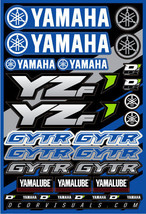 D'COR Decal Sheet 12mm Yamaha YZF 40-50-100 - $21.95