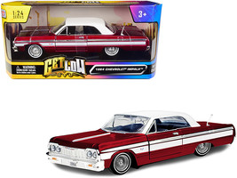 1964 Chevrolet Impala Lowrider Hard Top Candy Red Metallic with White Top &quot;Get L - £36.87 GBP