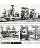Atlantic 1812 Locomotive Train Ohio Railroad 1929 Photo Plate Print DWCC14 - $29.99