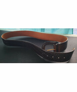 Lauren Ralph Lauren Leather Belt Brown Women Size XL Italian Leather! - $929.99 MXN
