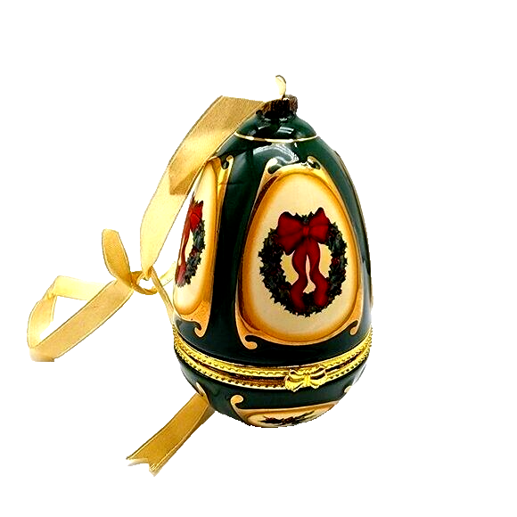 Valerie Parr Hill Musical Mr. Christmas Tree Egg Ornament 2007 - £21.30 GBP