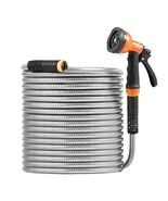 Metal Garden Hose 100 ft, Rust Proof Stainless Steel Water Hose, Heavy D... - €41,08 EUR