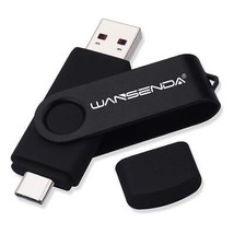 WANSENDA Dual USB C Thumb Drive Type C Flash Drive 2 in 1 USB 3.0/3.1 Phone Stor - £96.97 GBP