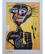 Jean-Michel Basquiat Signed Lithograph Cabeza (Head) with Ceritficate  - £54.68 GBP