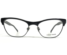 Cole Haan Petite Eyeglasses Frames CH 1031 BLACK Cat Eye Full Rim 50-17-130 - £45.55 GBP