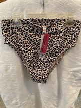 Xhilaration Women Juniors&#39; Bikini Bottom Animal Print Ribbed Cheeky High... - $7.91