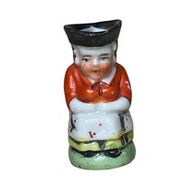 Vintage Miniature Toby Jug PItcher Creamer Colonial Woman Japan - $221.43 MXN