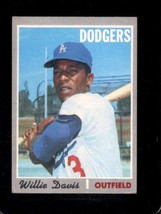 1970 Topps #390 Willie Davis Vg Dodgers *X75192 - £1.16 GBP