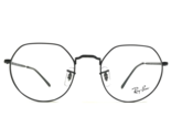 Ray-Ban Eyeglasses Frames RB6465 JACK 2509 Black Hexagon Wire Rim 51-20-140 - $74.58