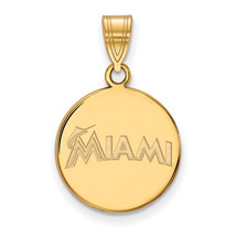 SS GP  Miami Marlins Medium &quot;MIAMI&quot; Disc Pendant - £40.96 GBP