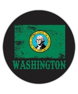 Washington : Gift Coaster Flag Distressed Souvenir State USA Christmas C... - $92.83 MXN