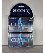 New! Sony CD-IT Recording Cassettes 74 Min. Type II High Bias Slim 2Pack - $13.45 CAD