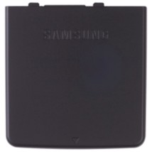 Genuine Samsung Access SGH-A827 Battery Cover Door Black Wide Bar Cell Phone Lid - £3.49 GBP