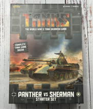Gf9 Tanks WW2 Tank Skirmish Game Panther VS Sherman Starter Set - Unpunched - £28.76 GBP