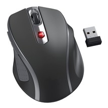 D-09 Wireless Mouse For Laptop - Ergonomic Plus Computer Usb Cordless Mice, Ergo - £16.41 GBP