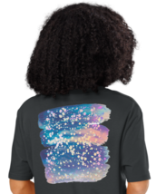 Unisex Organic Ribbed Neck T-Shirt – Back Print – India Ink Grey - $1,046.81 MXN