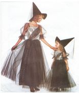 Childs Girls Halloween Witch Princess Costume Sew Pattern 4-14 - $13.99