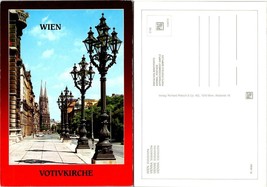 Austria Vienna Votivkirche Catholic Gothic Church Lamp Posts Vintage Postcard - £7.49 GBP