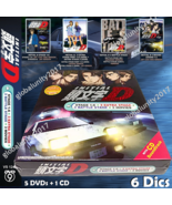 Initial D DVD Collection Movie Complete TV Series English Dub Sub Japane... - $86.69 CAD