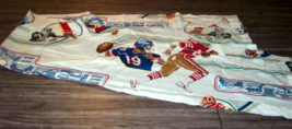 Vintage NFL Football Teams WINDOW CURTAIN VALANCE Giants 49ers Bears Was... - $19.80