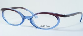 Romeo Gigli RG212 8IH Burgundy /TRANSPARENT Blue Eyeglasses 212 49-19-130 Italy - £61.86 GBP