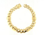 8.5&quot; Unisex Bracelet 10kt Yellow Gold 389895 - £843.09 GBP