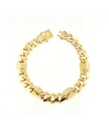 8.5&quot; Unisex Bracelet 10kt Yellow Gold 389895 - £828.87 GBP