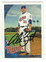 Alex Burnett signed Autographed card 2010 Topps Twins - $9.55