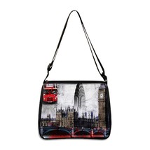 Beautiful Scenery Eiffel Tower / London scape Pattern Handbag Women Fashion Unde - £49.69 GBP
