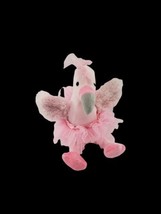 Dan Dee Collector&#39;s Choice 13&quot; Pink Flamingo Ballerina Tutu Stuffed Animal Toy - £11.24 GBP