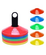 Soccer Cones, Pack Of 50 Agility Training Disc Cones For Sports, Multico... - £27.02 GBP