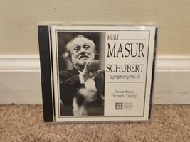 Symphonie n° Kurt Masur Schubert 9 (CD, 1993, patrimoine musical) - £7.45 GBP