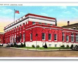 Post Office Lewiston Maine ME UNP WB Postcard F21 - $2.92