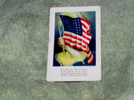 Postcard  American Flag Patriotic, vertical (office) - £5.51 GBP