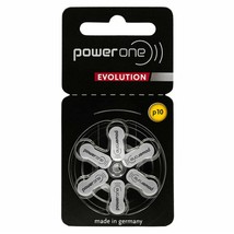 PowerOne Evolution Size 10 Hearing Aid Batteries - 1.45V Zinc Air with Improved  - £4.78 GBP+