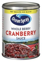Ocean Spray Whole Berry Cranberry Sauce - $8.90