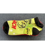 New The Grinch Dr. Seuss Red Green Ladies 3 Pair Fuzzy Socks One Size Fi... - £13.65 GBP