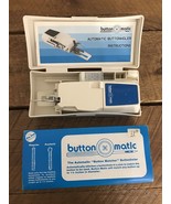 VTG Button Matic Automatic Buttonholer For Sewing Machines In Original Case - $13.89