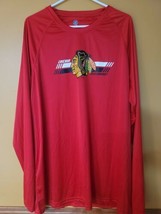 Chicago Blackhawks NHL Men&#39;s Red Long Sleeve T-Shirt 2XL - £11.16 GBP