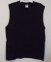 Mens Gildan NWOT Black Sleeveless T Shirt Size Large - £10.11 GBP