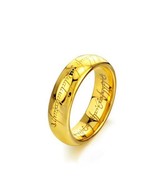 Letter Ring Fashion Stainless Steel - One Ring w/Random Color and Design... - £2.36 GBP