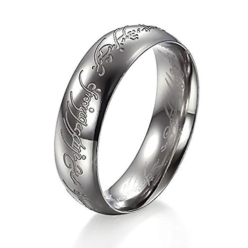 Letter Ring Fashion Stainless Steel - One Ring w/Random Color and Design... - $2.96