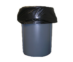 Black Low Density 60 Gallon Trash Bag, 38&quot; by 60&quot;, 2.5 Mil, Sold by Case... - £41.26 GBP